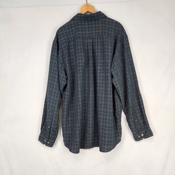 Columbia Button Down Shirt Men's Large Blue Gray Long Sleeve Casual Business - Picture 2 of 6